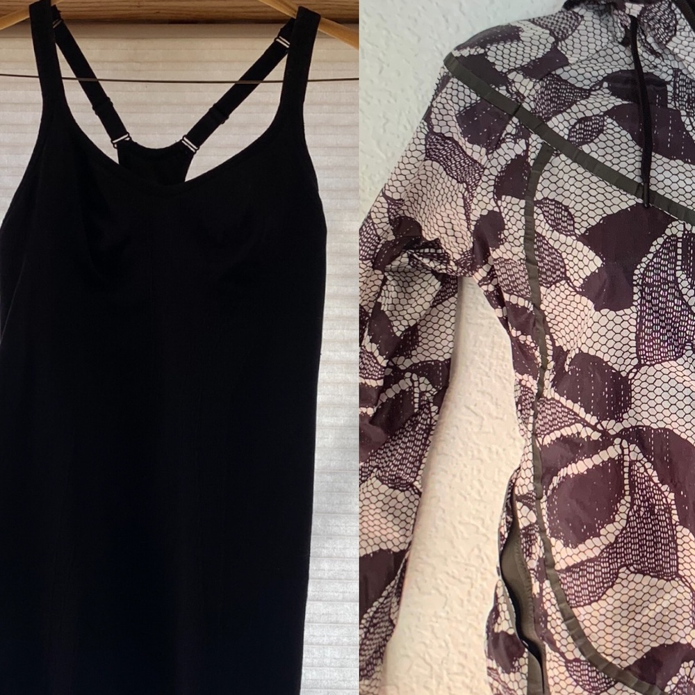 🧘Nike 2 pc. Women’s lNike fit dry tank &  zippered hoodie